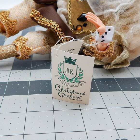 Christmas Couture By Jason Keith Shelf Sitter Playing Card Fairy 12 In Dice Card - Picture 8 of 14